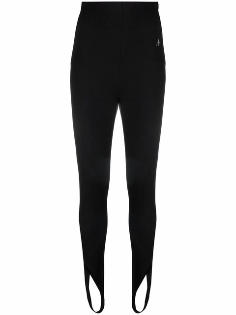 The Attico Jamie stirrup leggings - Black - zdjęcie produktu nr 1