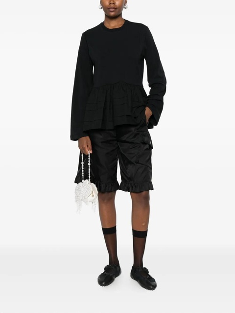 Cecilie Bahnsen tiered-ruffles top - Black - zdjęcie produktu nr 2