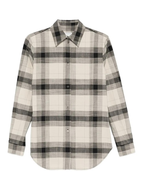 CALVIN KLEIN COLLECTION plaid buttoned scarlett shirt - Black - zdjęcie produktu nr 1