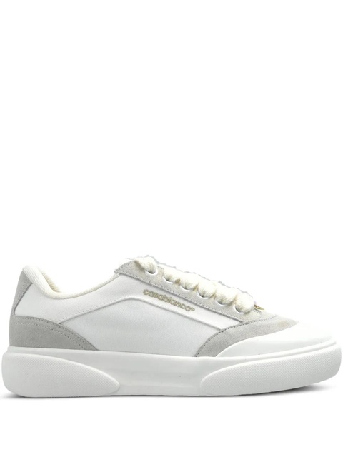 Casablanca suede-panel lace-up sneakers - White - zdjęcie produktu nr 1