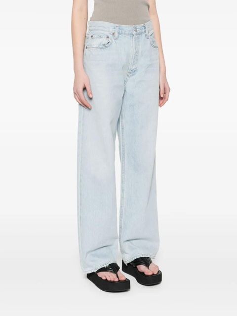 AGOLDE Low Slung jeans - Blue - zdjęcie produktu nr 2