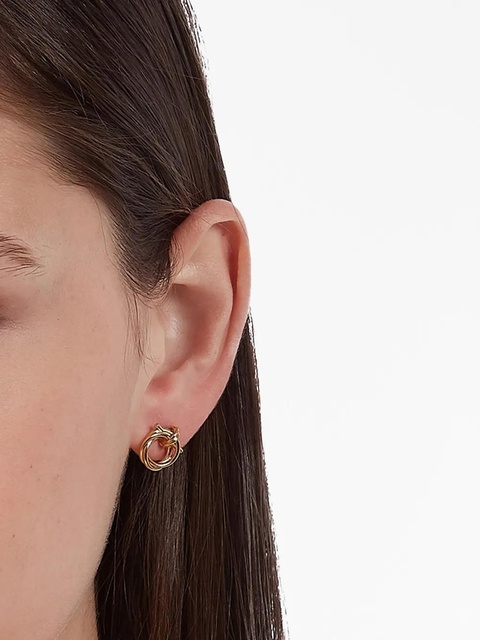 Ferragamo Gancini twisted hoop earrings - Gold - zdjęcie produktu nr 1