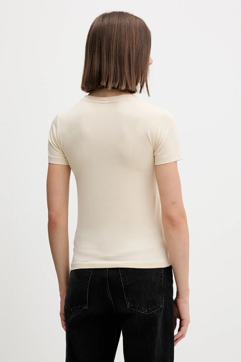 Guess Jeans t-shirt damski kolor beżowy W4YI02 J1314 - zdjęcie produktu nr 2