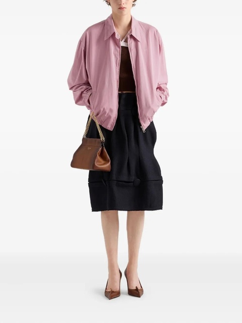 Prada shirt-collar welt-pocket jacket - Pink - zdjęcie produktu nr 2