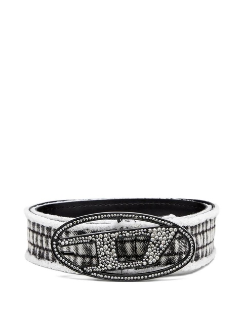 Diesel rhinestone-embellished belt - Black - zdjęcie produktu nr 1