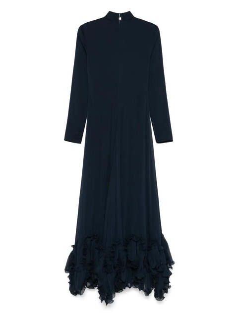 ROTATE BIRGER CHRISTENSEN ruffled chiffon maxi dress - Blue - zdjęcie produktu nr 2
