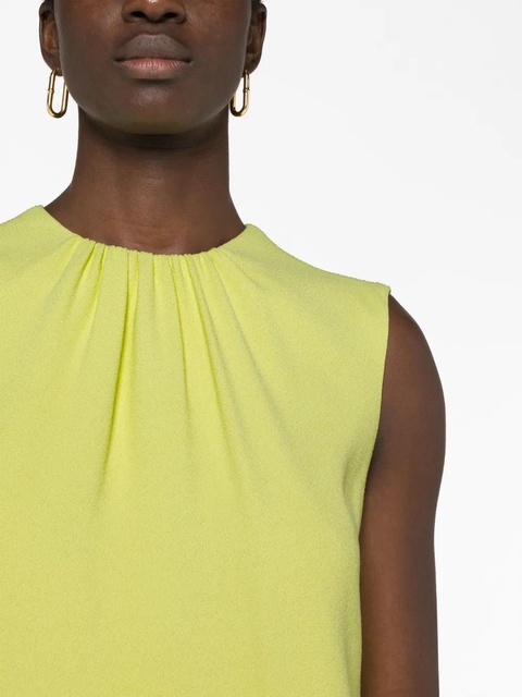 Lanvin round-neck sleeveless minidress - Yellow - zdjęcie produktu nr 2