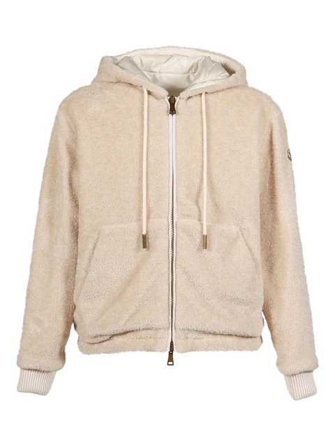 Moncler hooded zip jacket - Neutrals - zdjęcie produktu nr 1