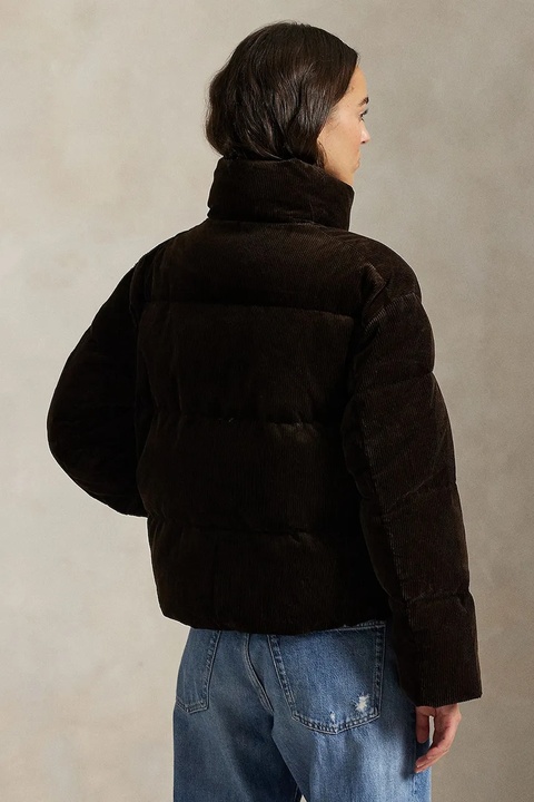Polo Ralph Lauren kurtka puchowa Woven Puffer kolor brązowy zimowa 211971178 - zdjęcie produktu nr 2