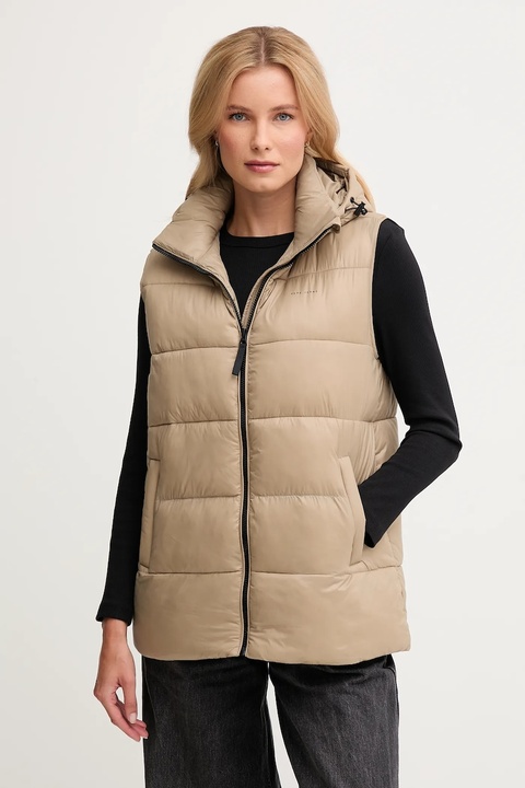 Pepe Jeans bezrękawnik kolor beżowy zimowy PL4024359 - zdjęcie produktu nr 1