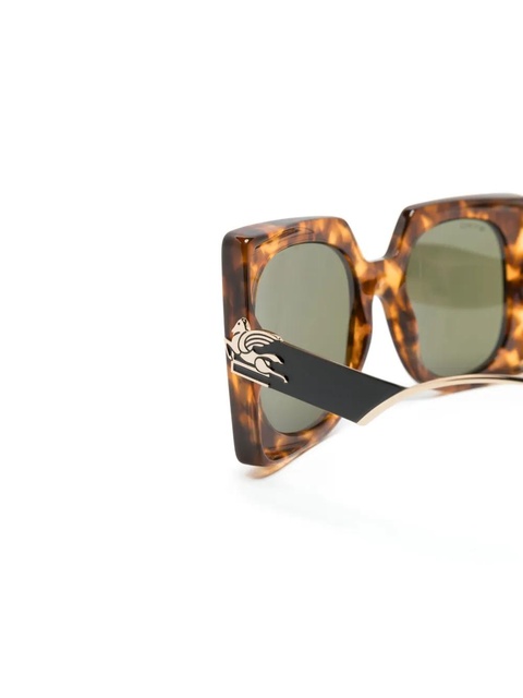 ETRO tortoiseshell oversize-frame sunglasses - Gold - zdjęcie produktu nr 2