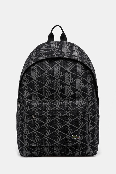 Lacoste plecak kolor szary duży wzorzysty NU4871NZ - zdjęcie produktu nr 1