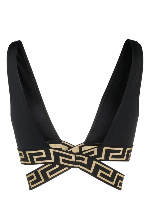 Versace Greca Border triangle bikini top - Black - zdjęcie produktu nr 2
