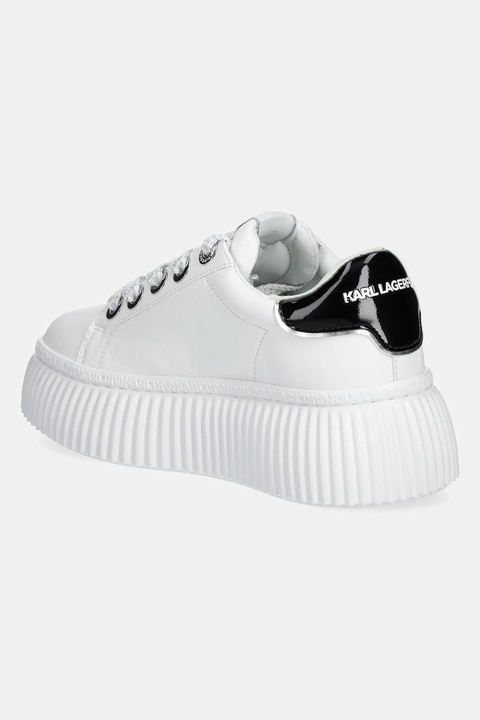 Karl Lagerfeld sneakersy skórzane KREEPER LO kolor biały KL42376A - zdjęcie produktu nr 2