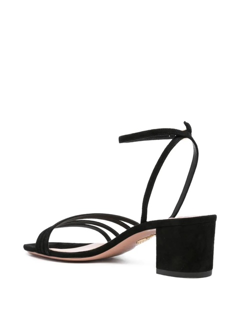 Aquazzura 50mm Latour ankle-strap block-heel sandals - Black - zdjęcie produktu nr 2