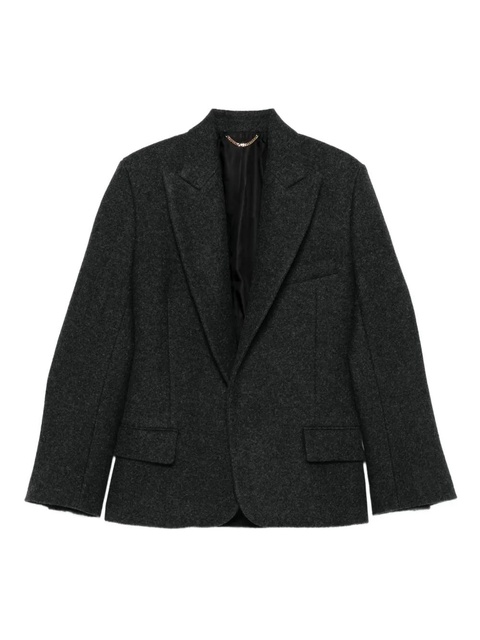 Victoria Beckham single-breasted jacket - Grey - zdjęcie produktu nr 1