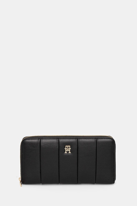 Tommy Hilfiger portfel damski kolor czarny AW0AW17747 - zdjęcie produktu nr 1