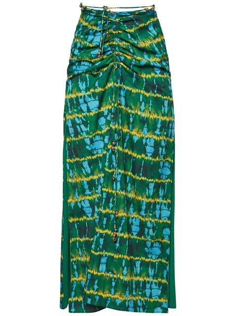 Altuzarra graphic-print skirt - Green - zdjęcie produktu nr 1
