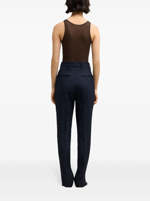 AMI Paris high-waisted tailored trousers - Blue - zdjęcie produktu nr 2