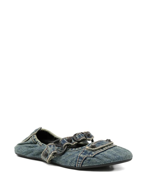 Balenciaga City ballet flats - Blue - zdjęcie produktu nr 1