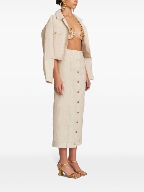 Cult Gaia Lua skirt - Neutrals - zdjęcie produktu nr 2