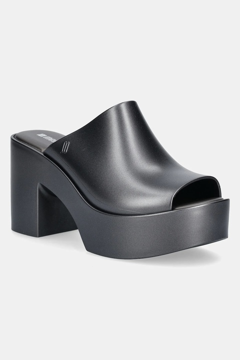 Melissa klapki MELISSA MULE HYPE METALLIC AD damskie kolor szary na słupku M 36497.BI596 - zdjęcie produktu nr 1