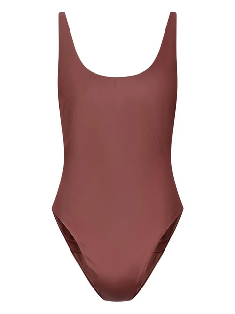 Magda Butrym scoop-neck swimsuit - Brown - zdjęcie produktu nr 1
