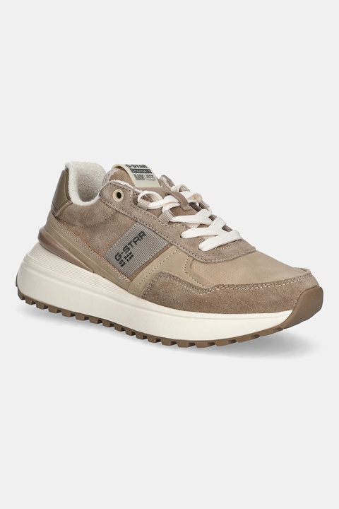 G-Star sneakersy zamszowe LYN TWL W damskie kolor brązowy D28140-01-5062 - zdjęcie produktu nr 2