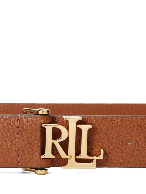 Lauren Ralph Lauren logo-buckle belt - Brown - zdjęcie produktu nr 2