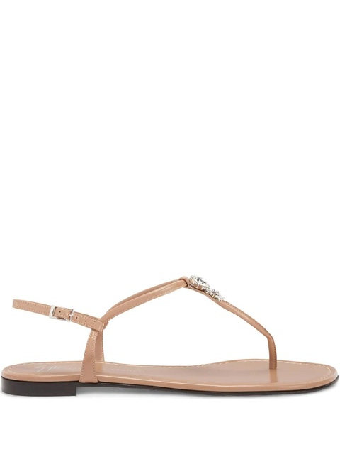 Giuseppe Zanotti Anyelle leather sandals - Neutrals - zdjęcie produktu nr 1