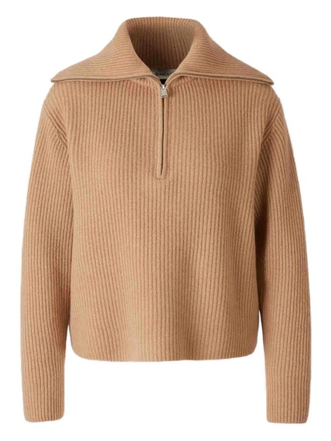 Simkhai zip-neck sweater - Brown - zdjęcie produktu nr 1