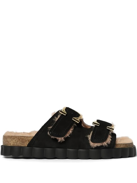 Ferragamo Kapalua buckled sandals - Black - zdjęcie produktu nr 1