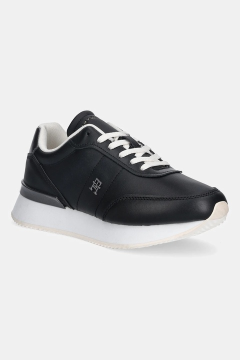 Tommy Hilfiger sneakersy skórzane CHIC FASHION RUNNER damskie kolor czarny FW0FW08695 - zdjęcie produktu nr 1
