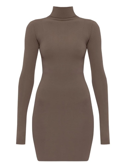 ENTIRE STUDIOS long-sleeve roll-neck mini dress - Brown - zdjęcie produktu nr 1
