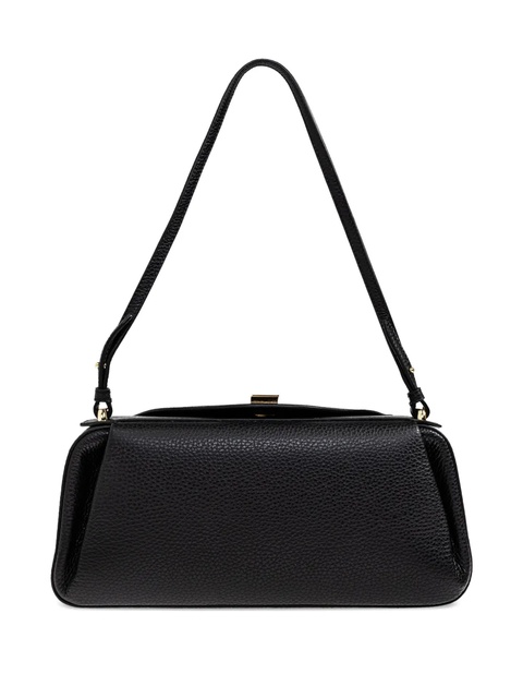 Yuzefi Oyster pebbled leather shoulder bag - Black - zdjęcie produktu nr 2