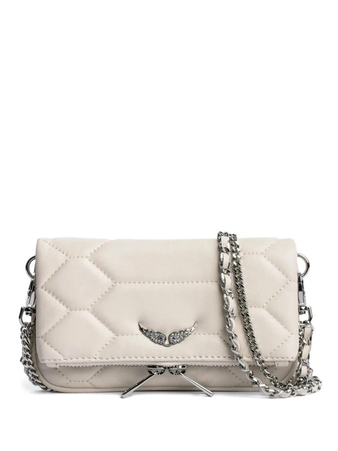 Zadig&Voltaire Rock Nano quilted clutch bag - White - zdjęcie produktu nr 1