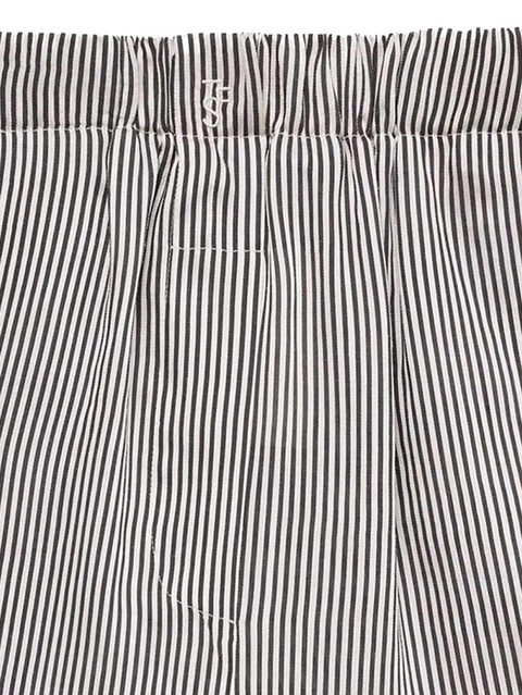 The Frankie Shop Lui striped boxer shorts - White - zdjęcie produktu nr 2