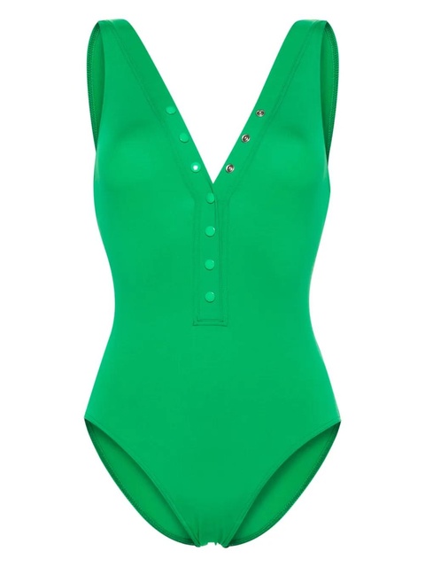 ERES Icône V-neck swimsuit - Green - zdjęcie produktu nr 1