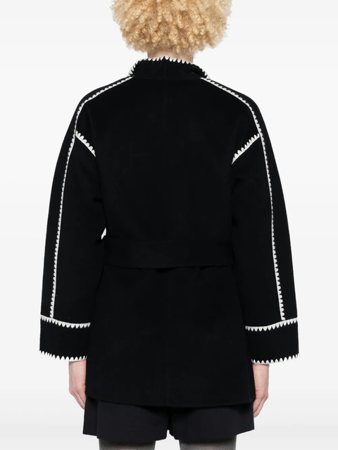 Maje double-faced coat - Blue - zdjęcie produktu nr 2