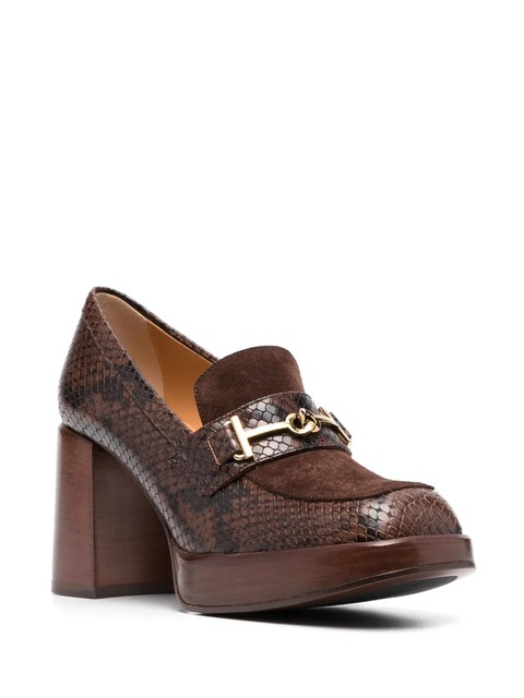 Tod's 80mm square-toe pumps - Blue - zdjęcie produktu nr 1