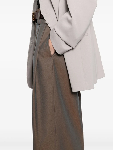 Jil Sander wide-leg trousers - Brown - zdjęcie produktu nr 2