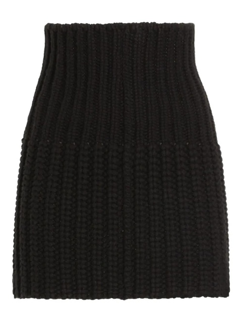 Dolce & Gabbana ribbed-knit mini skirt - Black - zdjęcie produktu nr 1