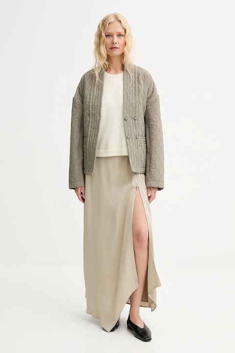 MUNTHE sweter wełniany PANTAS damski kolor beżowy 252160425270 - zdjęcie produktu nr 2