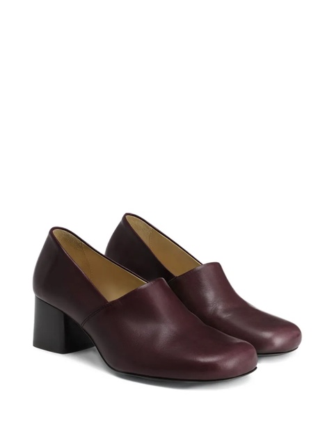 LEMAIRE 55mm Anatomic block-heel pumps - Brown - zdjęcie produktu nr 1