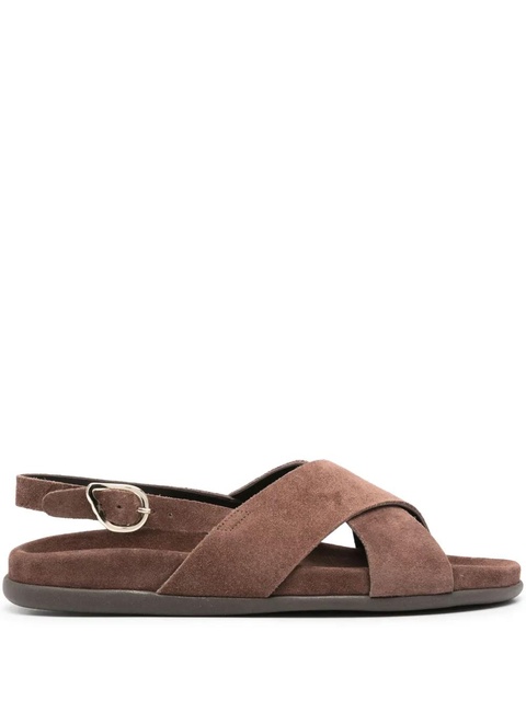 Ancient Greek Sandals Ikesia Crosta leather sandals - Brown - zdjęcie produktu nr 1