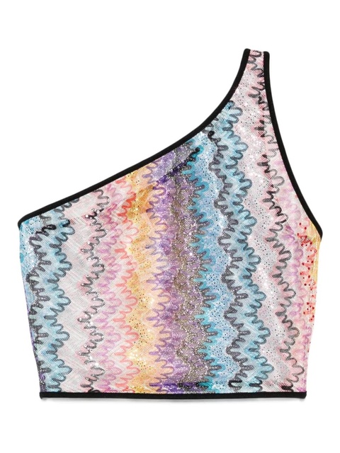 Missoni zigzag-knit top - Blue - zdjęcie produktu nr 1