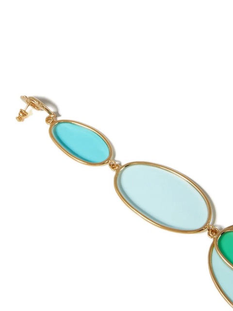 PUCCI Rombi drop earring - Red - zdjęcie produktu nr 1