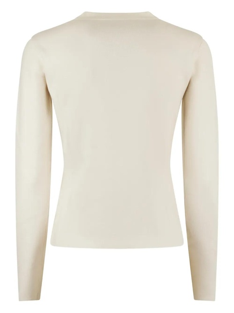 Max Mara embossed-logo sweater - Neutrals - zdjęcie produktu nr 2