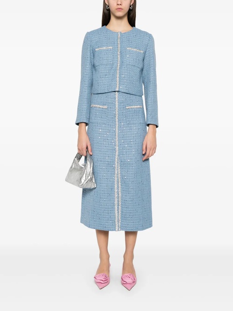 Maje tweed jacket - Blue - zdjęcie produktu nr 1
