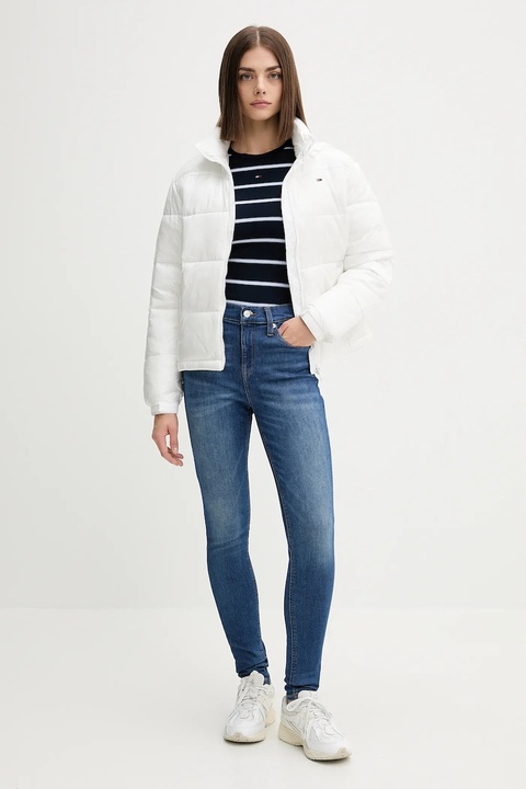 Tommy Jeans kurtka kolor biały zimowa DW0DW21619 - zdjęcie produktu nr 2